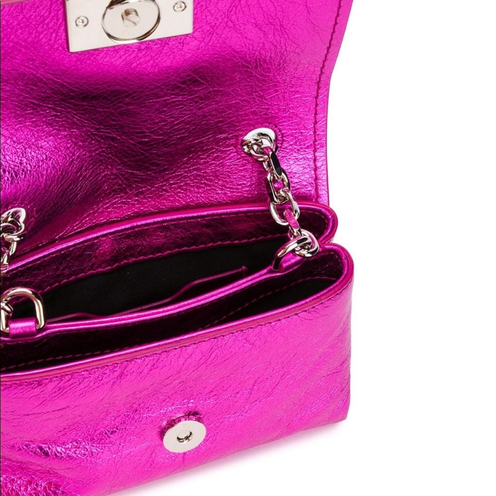TRADED NWT💗Off-White Binder Clip Crossbody - Picture 5 of 11